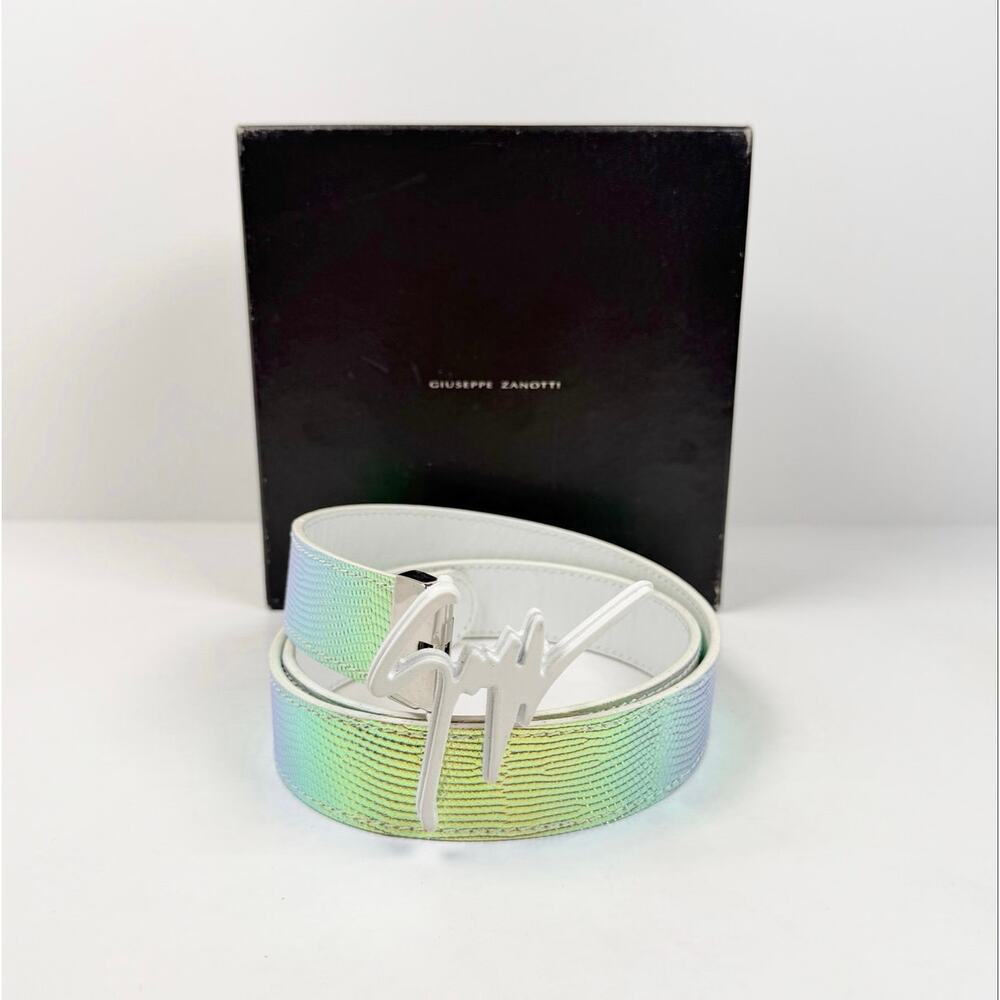 Size 110/44 - Giuseppe Zanotti Logo Belt NEW